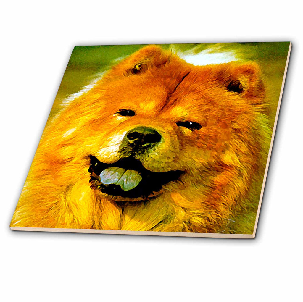 3dRose Dogs Chow Chow - Chow Chow - Tiles (ct_451)