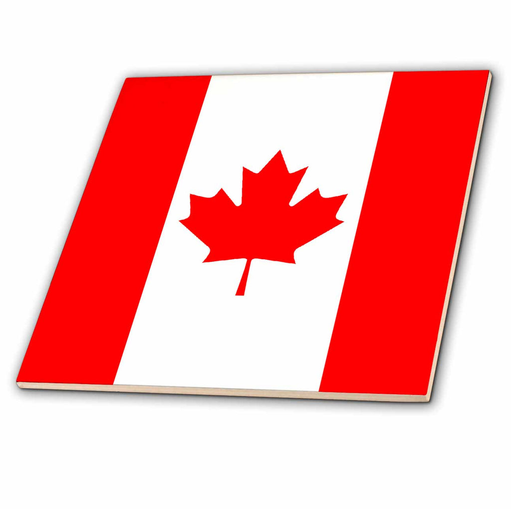 3dRose Flags - Canadian Flag - Tiles