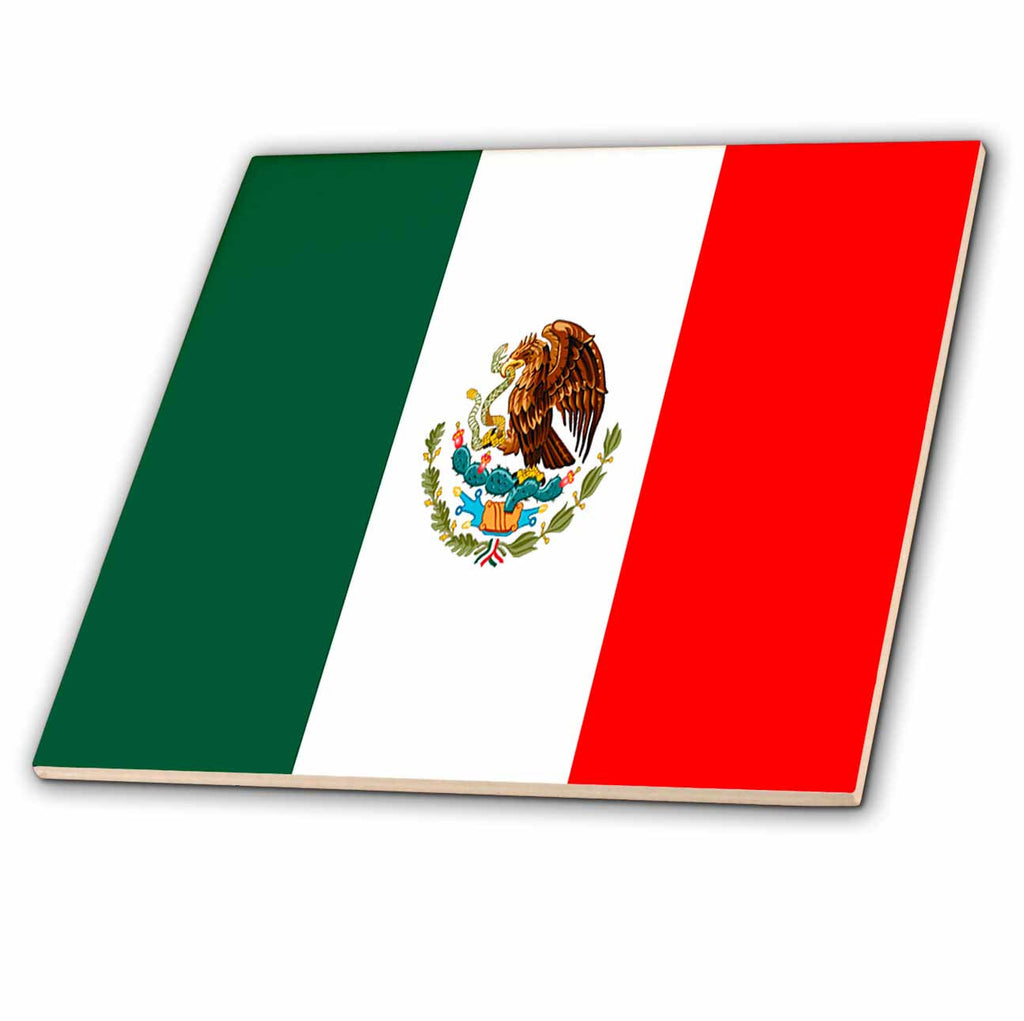 3dRose Flags - Mexican Flag - Tiles (ct_4564)