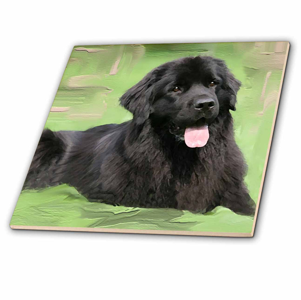 3dRose Dogs Newfoundland - Newfoundland - Tiles
