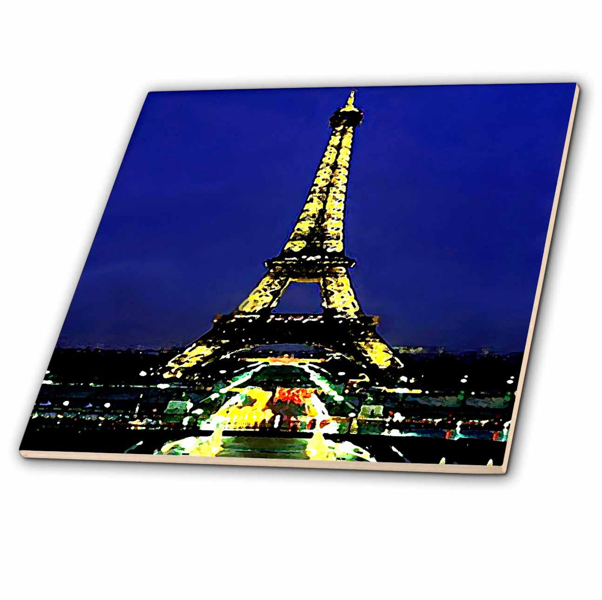 3dRose Vacation Spots - Eiffel Tower - Tiles (ct_587)