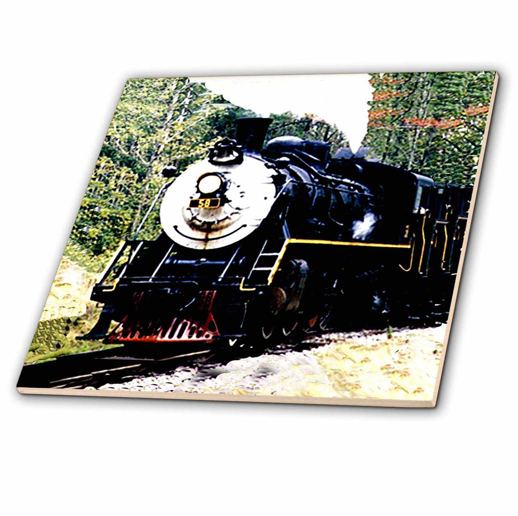 3dRose Trains - Train - Tiles (ct_841)