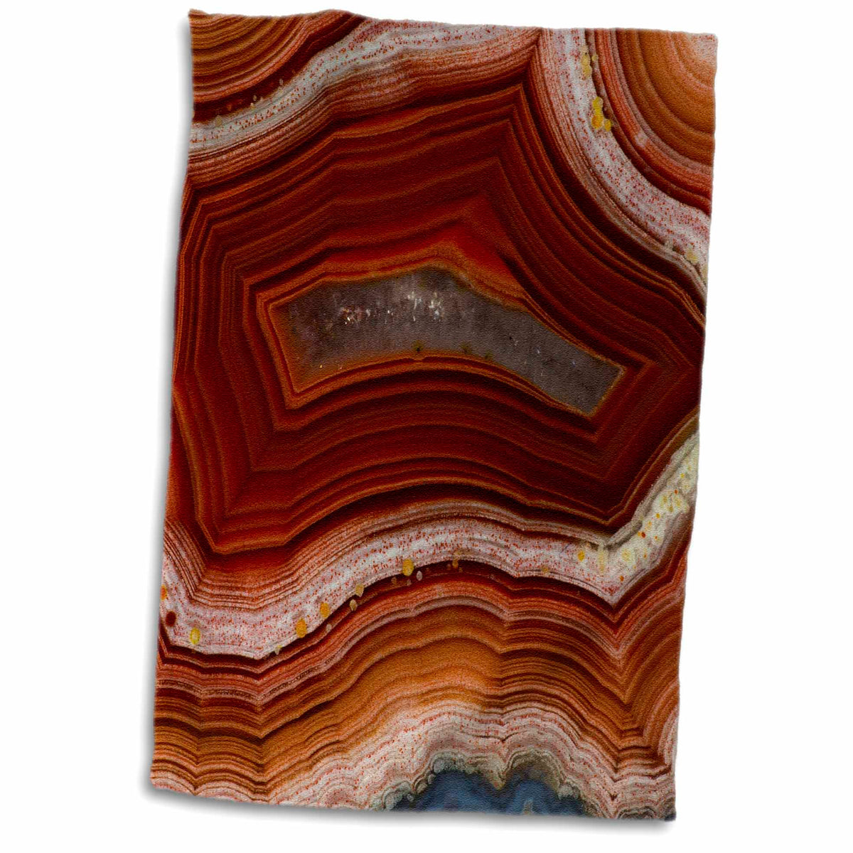 3dRose Danita Delimont - Abstract - Banded Agate, Rust Colored - Towels (twl-231721)