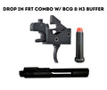 Partisan Disruptor FRT (Black) + M16 BCG + H3 Buffer Bundle — AR-15 (USA Made)