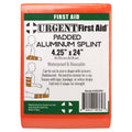 Padded Multi-Purpose Splint, Aluminum, Reusable, Orange