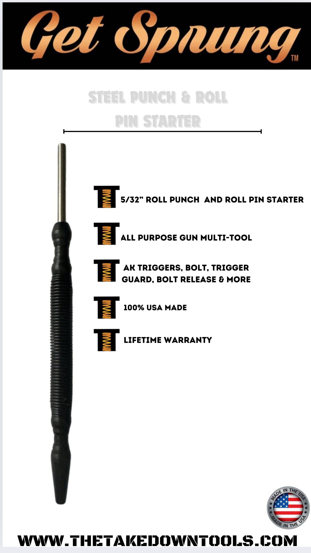 The Takedown Tool 2 Pack- AR-TT & The Takedown Tool of your choice in a USA Pouch