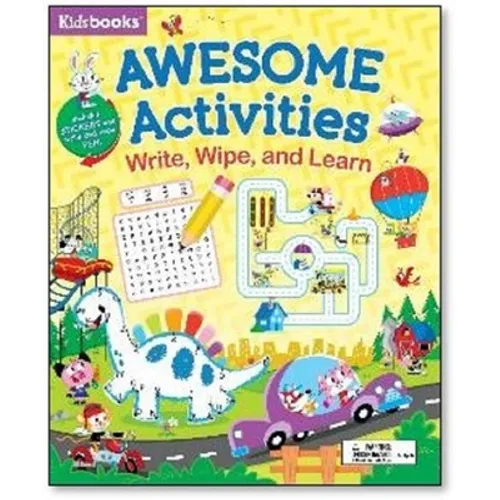 Awesome Activities: Write, Wipe, and Learn - Spiral