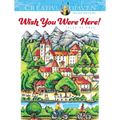 Creative Haven Wish You Were Here! Coloring Book - Paperback