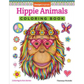 Hippie Animals Coloring Book - Paperback
