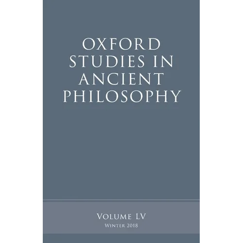 Oxford Studies in Ancient Philosophy, Volume 55 - Paperback