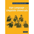 Sign Language and Linguistic Universals - Paperback