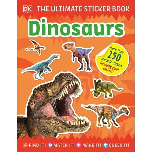The Ultimate Sticker Book Dinosaurs - Paperback