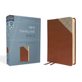 Niv, Thinline Bible, Leathersoft, Brown, Red Letter, Comfort Print - Imitation Leather
