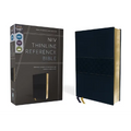 Niv, Thinline Reference Bible (Deep Study at a Portable Size), Leathersoft, Navy, Red Letter, Comfort Print - Imitation Leather