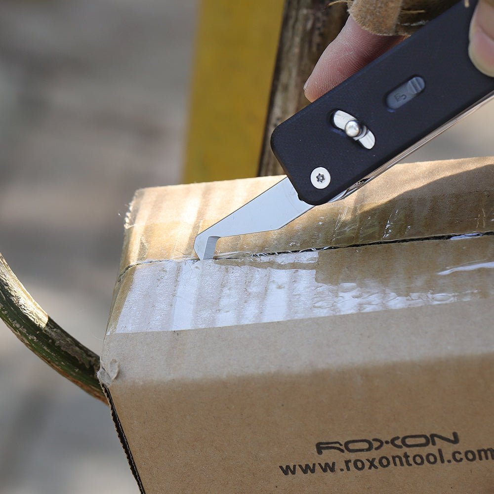 Stainless Steel Box Cutter - Short, 1 slot