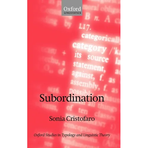 Subordination - Hardcover