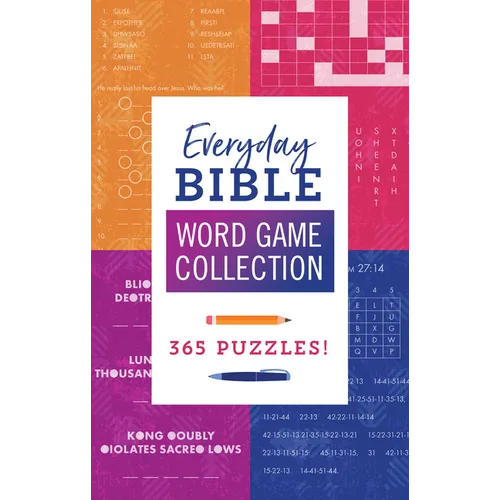 Everyday Bible Word Game Collection: 365 Puzzles! - Paperback