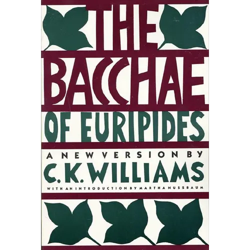 The Bacchae of Euripides - Paperback