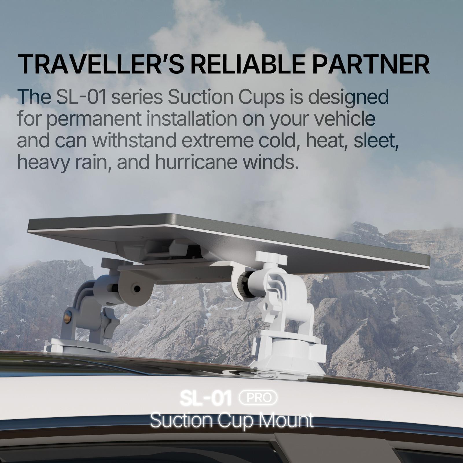 Car Roof Suction Mount for Starlink Mini