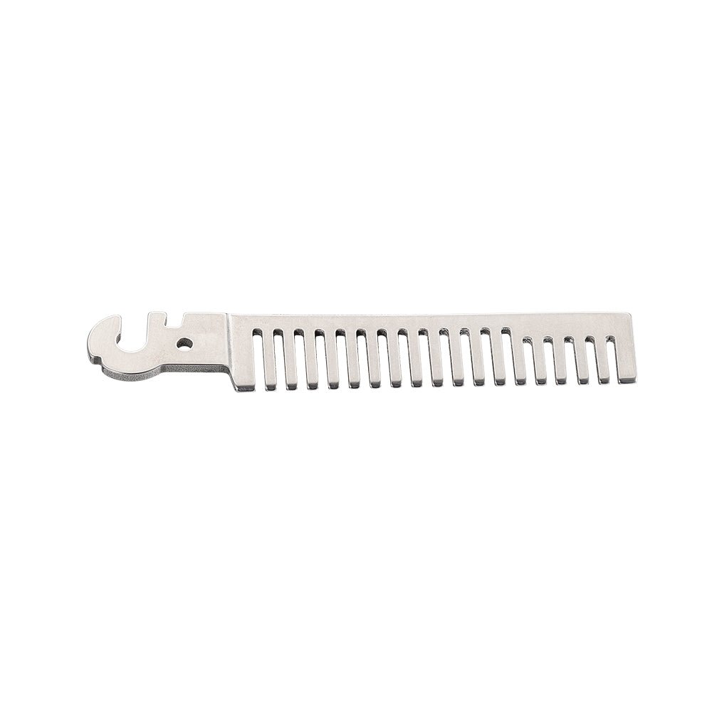 Stainless Steel Comb - Long, 1 slot