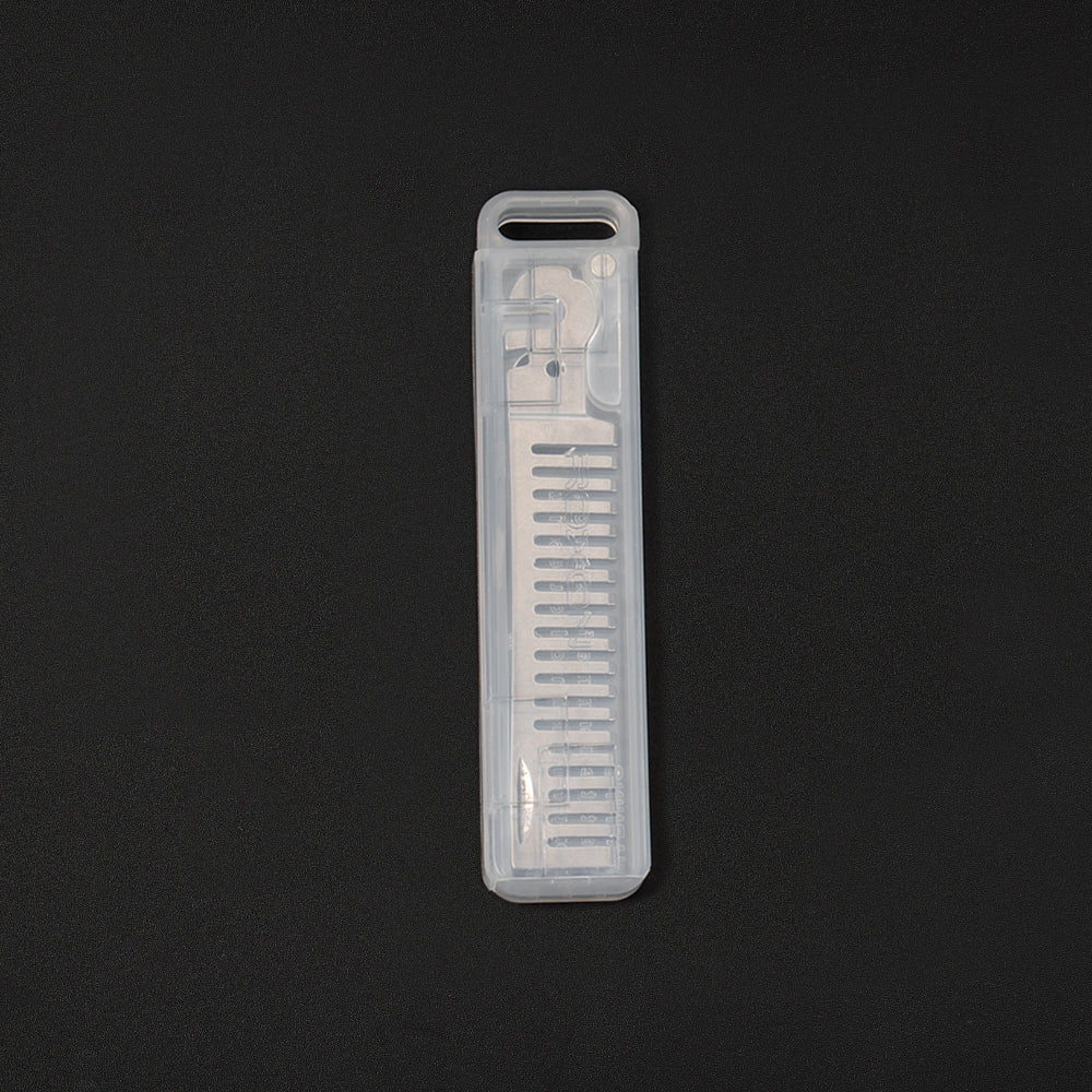 Stainless Steel Comb - Long, 1 slot
