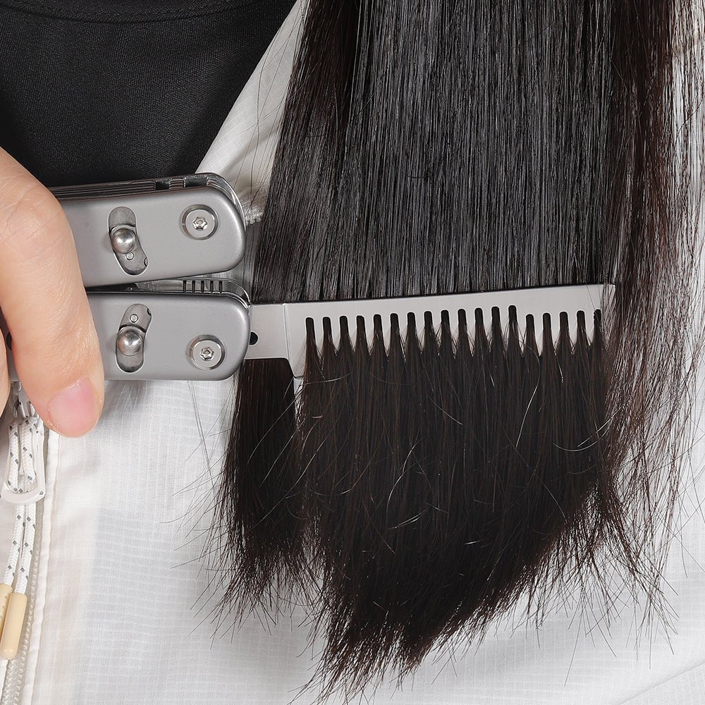 Stainless Steel Comb - Long, 1 slot