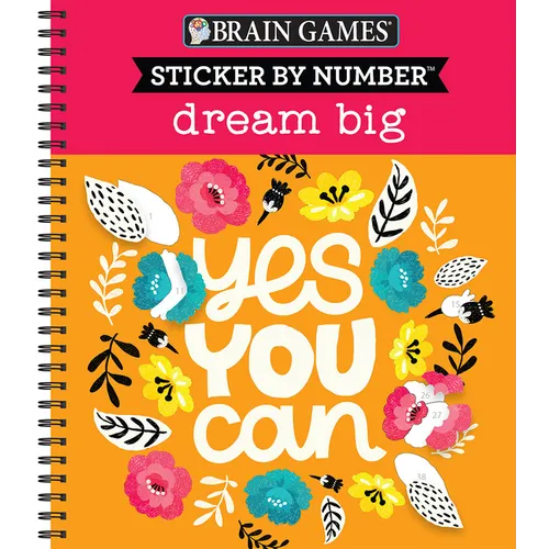 Sticker by Number: Dream Big - Spiral