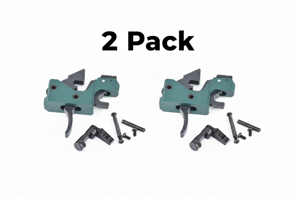 2 pack Partisan Forced-Reset Drop-In Cassette Trigger FRT – AR-15 Platform (USA-Made)