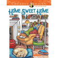 Creative Haven Home Sweet Home Coloring Book - Paperback
