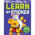 Learn by Sticker: More Addition & Subtraction: Use Math to Create 10 Fantasy Animals! - Paperback