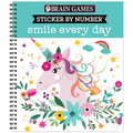 Brain Games - Sticker by Number: Smile Every Day - Spiral