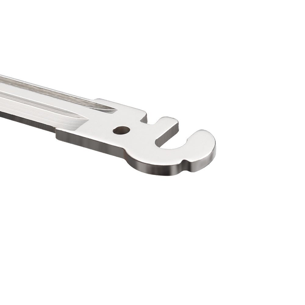 House Key Blank KW1 - Short, 1 slot