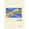 Vintage Lined Notebook Greetings from Ft. Lauderdale, Florida - Paperback