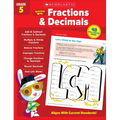 Scholastic Success with Fractions & Decimals Grade 5 Workbook - Paperback