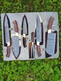 CUSTOM HANDMADE DAMASCUS CHEF SET