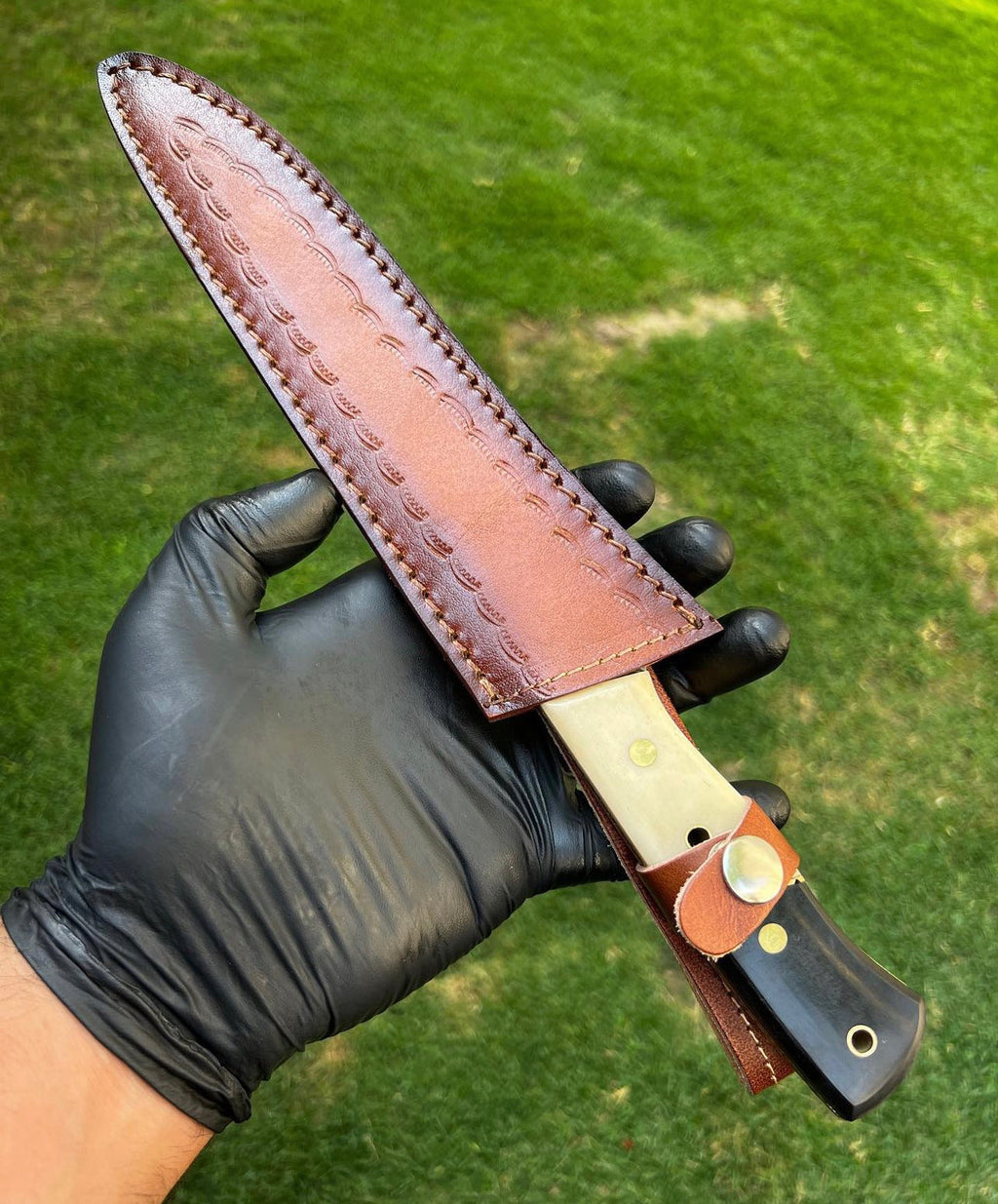 Handmade Damascus steel fillet knife