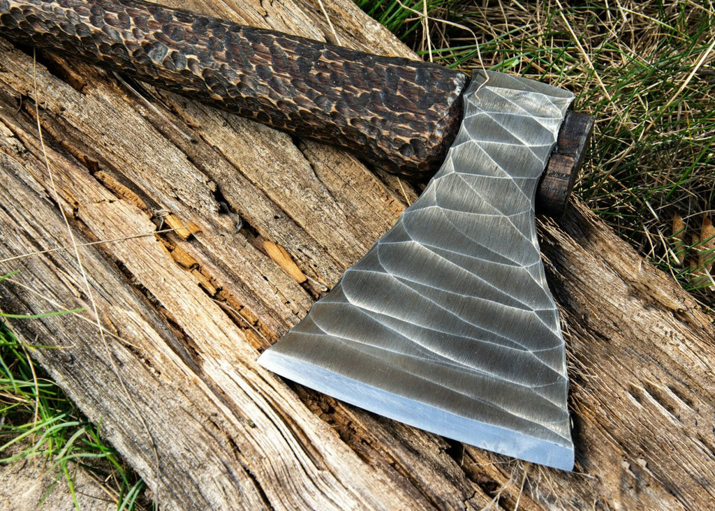 HAND-FORGED VIKING AXE