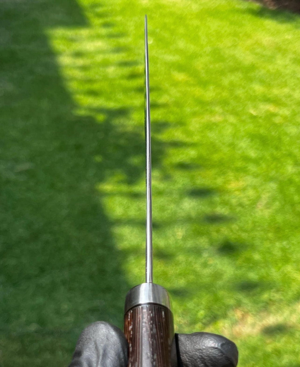 Stainless 440C Steel Fillet-Boning Knife with Stained Wenge wood handle by cskforged
