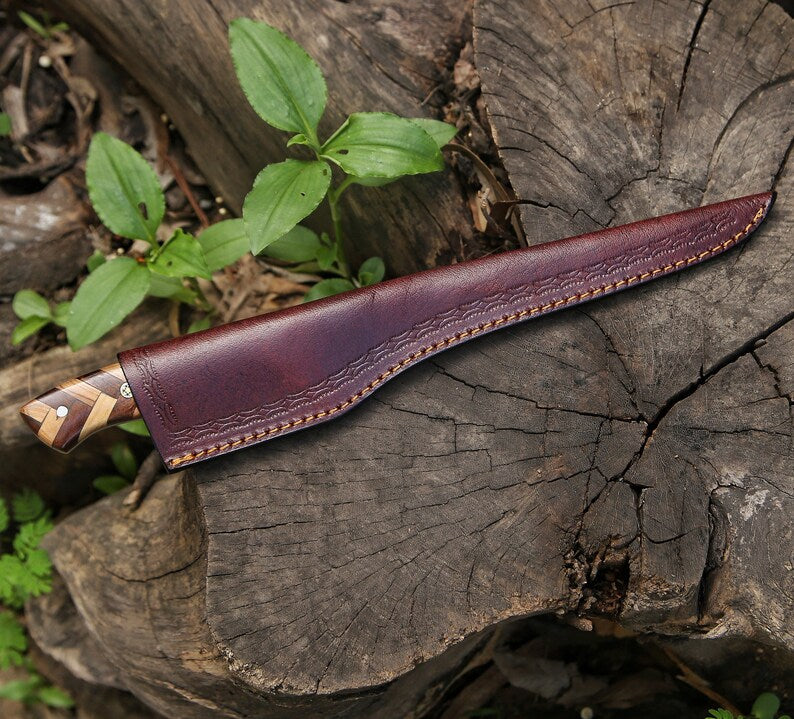 Fillet Knife Damascus Steel Fishing Knife