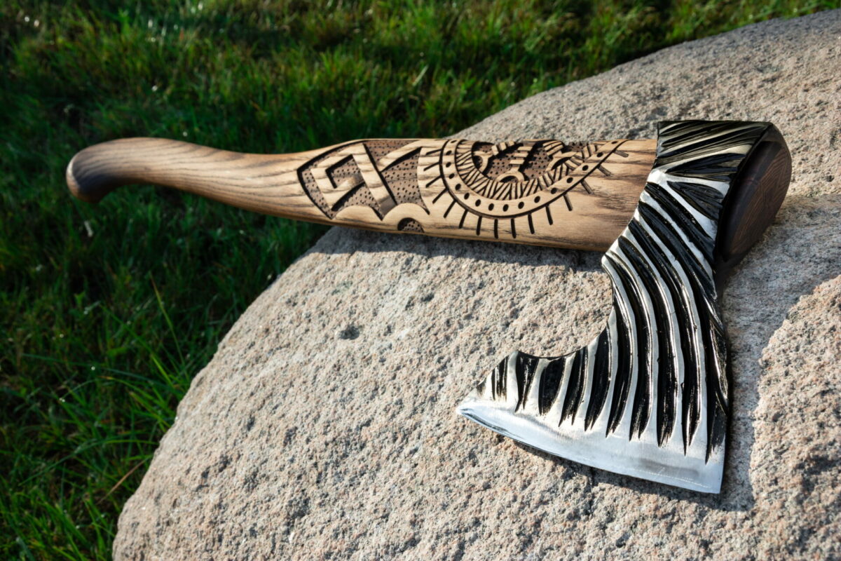 Hand-Forged Viking axe