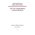 The Ten Commandments in Recent Research - Paperback