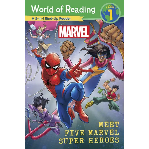 World of Reading: Meet Five Marvel Super Heroes - Paperback