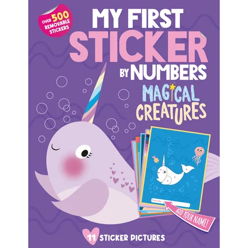 My First Sticker by Numbers: Magical Creatures - Paperback