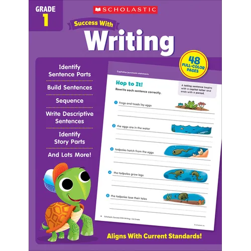 Scholastic Success with Writing Grade 1 Workbook - Paperback
