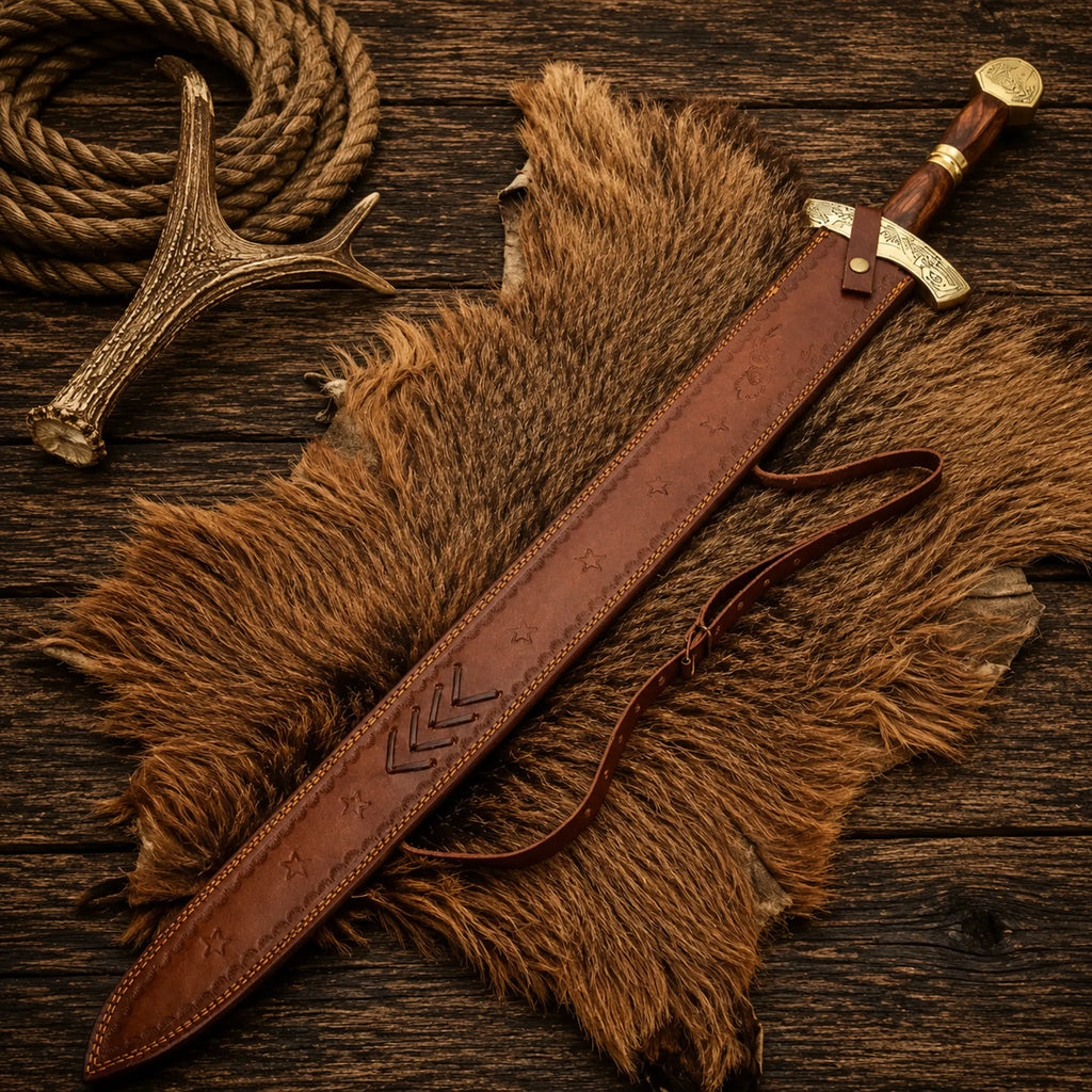 Damascus Viking Sword – Norse Valhalla Reaper Collector Blade