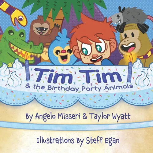 Tim Tim and The Birthday Party Animals - Paperback
