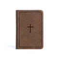 CSB Large Print Compact Reference Bible, Brown Leathertouch - Imitation Leather
