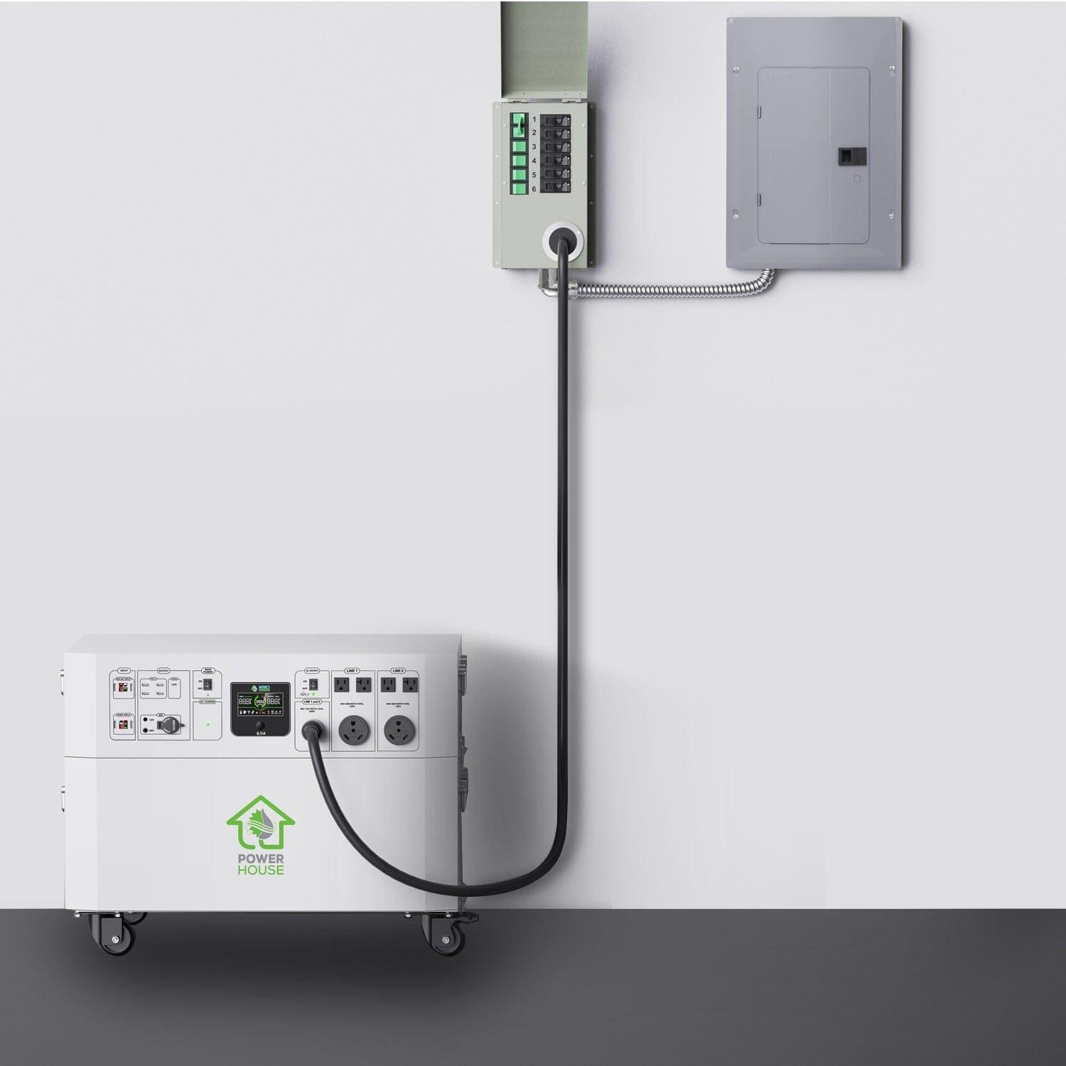 Refurbished - Nature's Generator 120V/240V 30A 6-Circuit Manual Transfer Switch