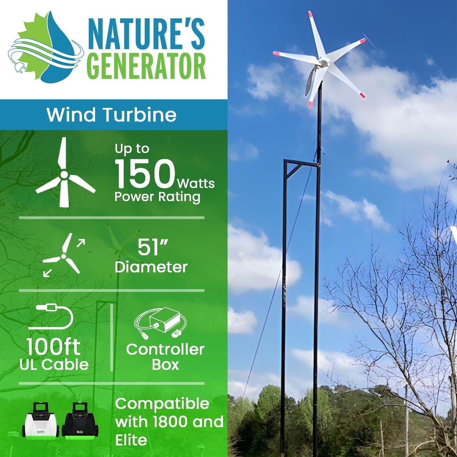 Refurbished - Nature's Generator Wind Turbine