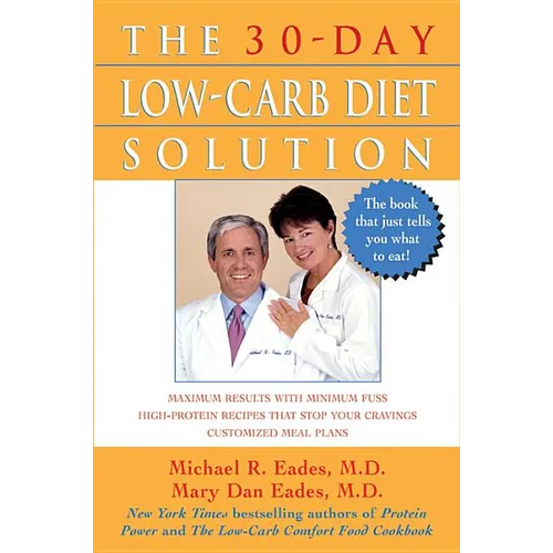 The 30-Day Low-Carb Diet Solution - Hardcover